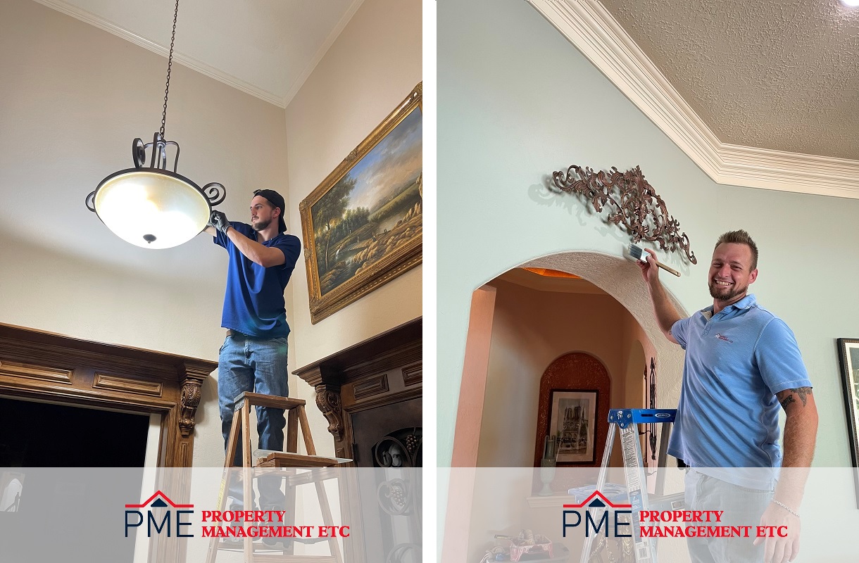 Home Painting Light Bulb Replacements Houston Property Management Etc